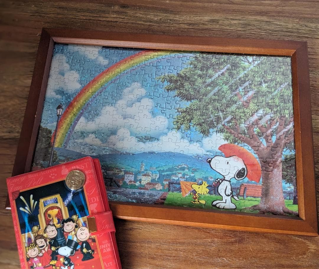 激レア　スヌーピー　アポロ社　パズル完成品 オズの魔法使い　スーベニアメダル 激レア スヌーピー アポロ社 パズル完成品 オズの魔法使い スーベニア