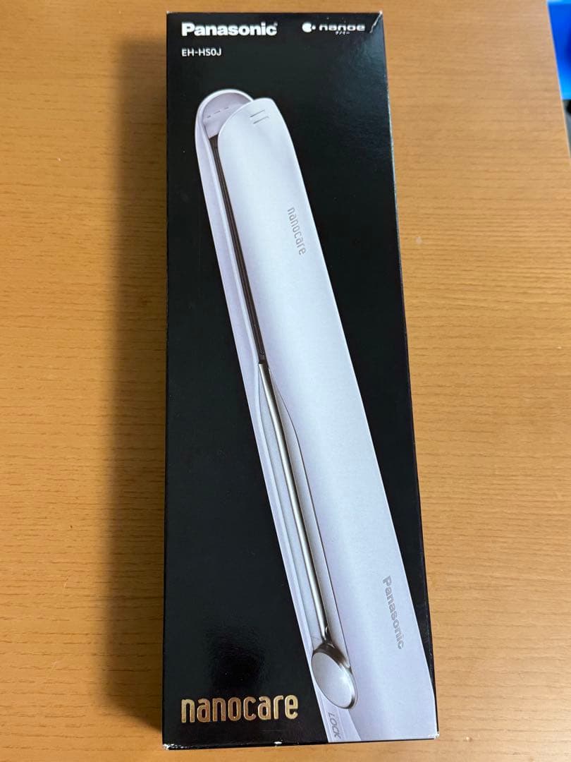 Panasonic nanocare EH-HS0J ストレートヘアアイロン ストレートアイロン nanocare（ナノケア） 白 EH-HS0J-W [交流（コード