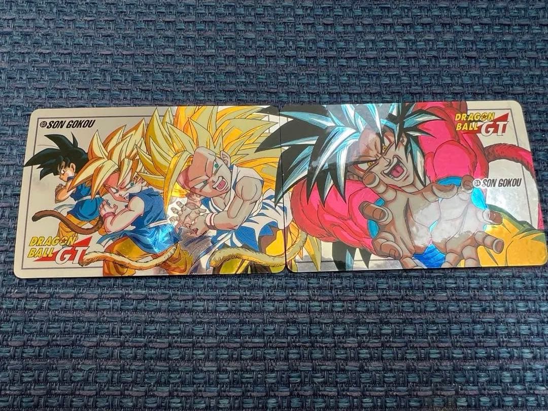 【早い者勝ち】ドラゴンボールGT孫悟空　2枚&サイヤ人4悟空【当時品】 孫悟空(超サイヤ人4)スペシャルカラーVer.