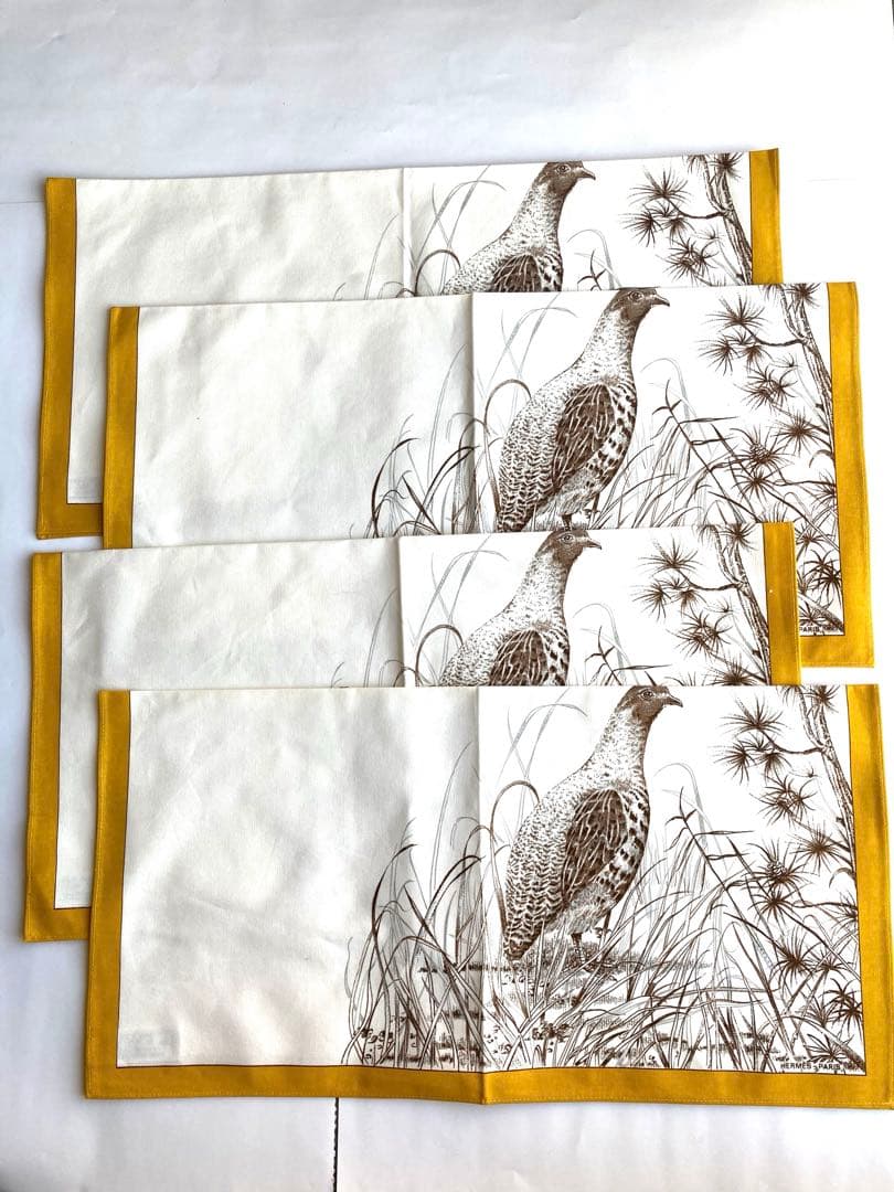 エルメスHERMES 新品4枚ランチョンマット エルメスのランチョンマット＆コースターで食卓を豊かに | Precious.jp