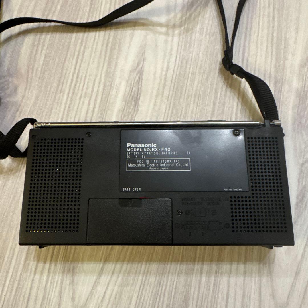 ナショナル National RX-F40 ラジカセ 通電ok F40