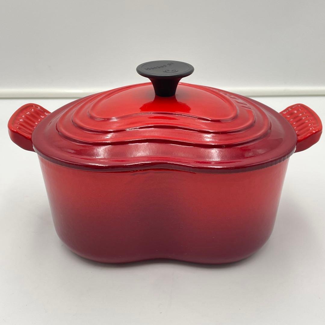 専用　ル・クルーゼ ココット・ダムール ハート型鍋 2.0L チェリーレッド