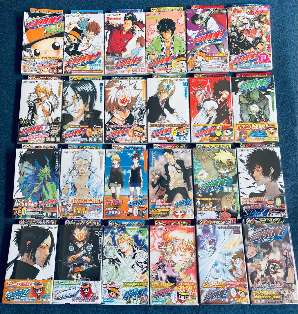 家庭教師ヒットマンReborn! ☆ 全巻初版 ☆ 帯☆チラシ付き + おまけ