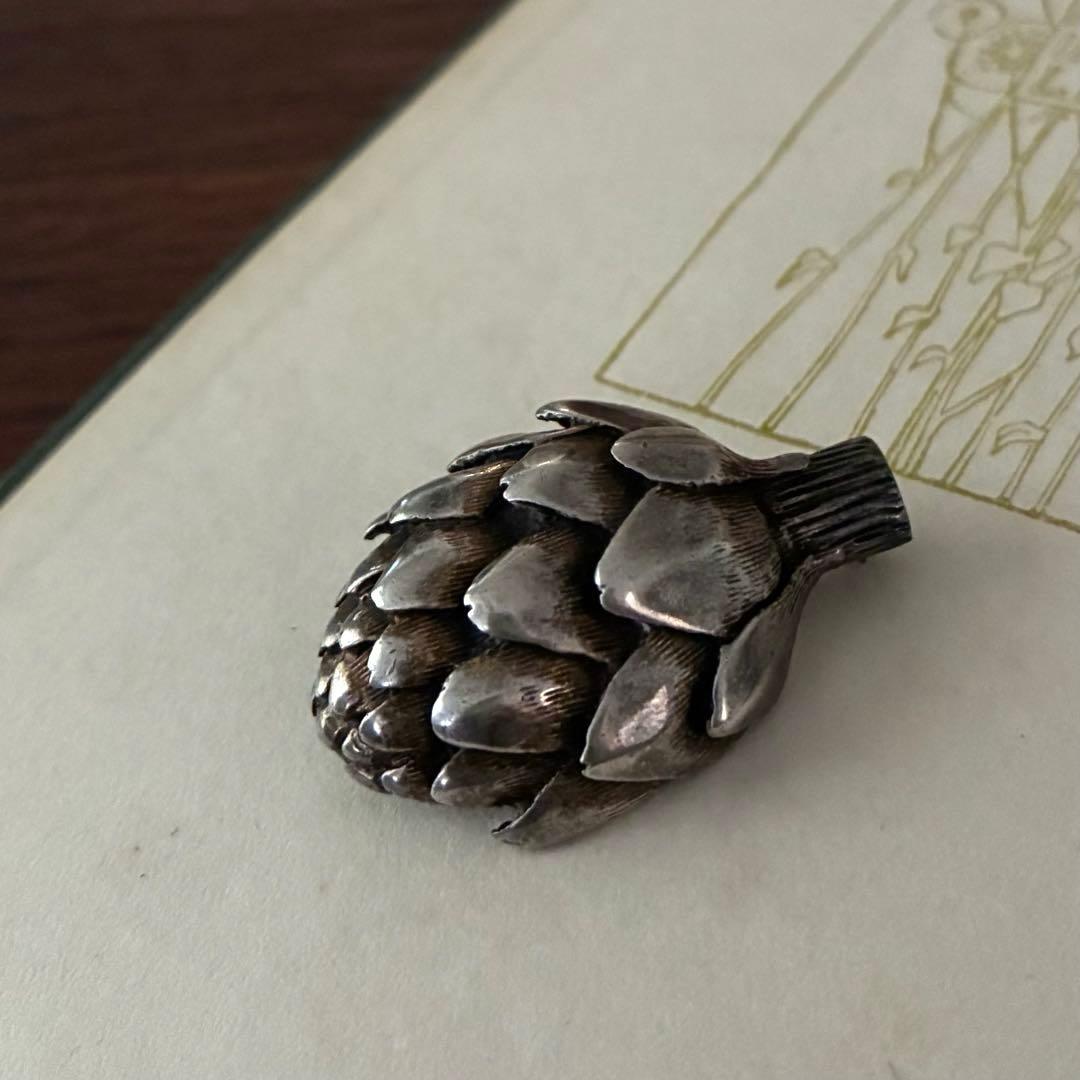 希少＊ヴィンテージ＊ブローチ　アーチチョーク　シルバー　アンティーク 希少＊ヴィンテージ＊ブローチ アーチチョーク シルバー アンティーク