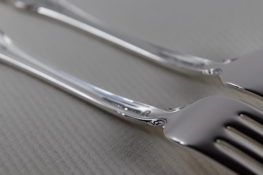 アメリカ□TOWLE社□スターリング製ディナーフォーク2本セット□とても