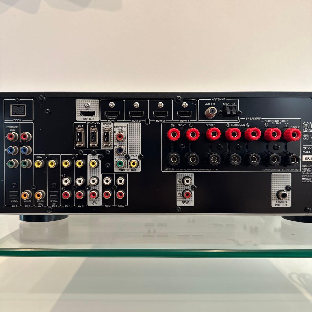 [中古] YAMAHA RX-V567 7.1ch AVアンプ リモコン付き