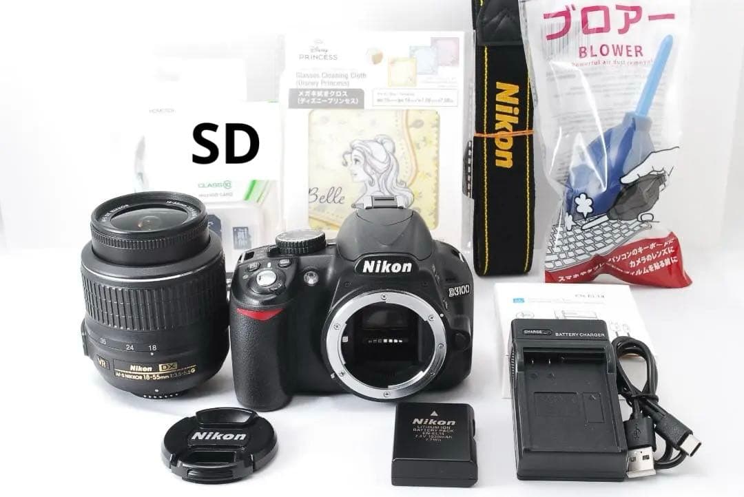 動作良好】Nikon D3100 レンズキット 液晶割れ スマホ転送 一眼レフ