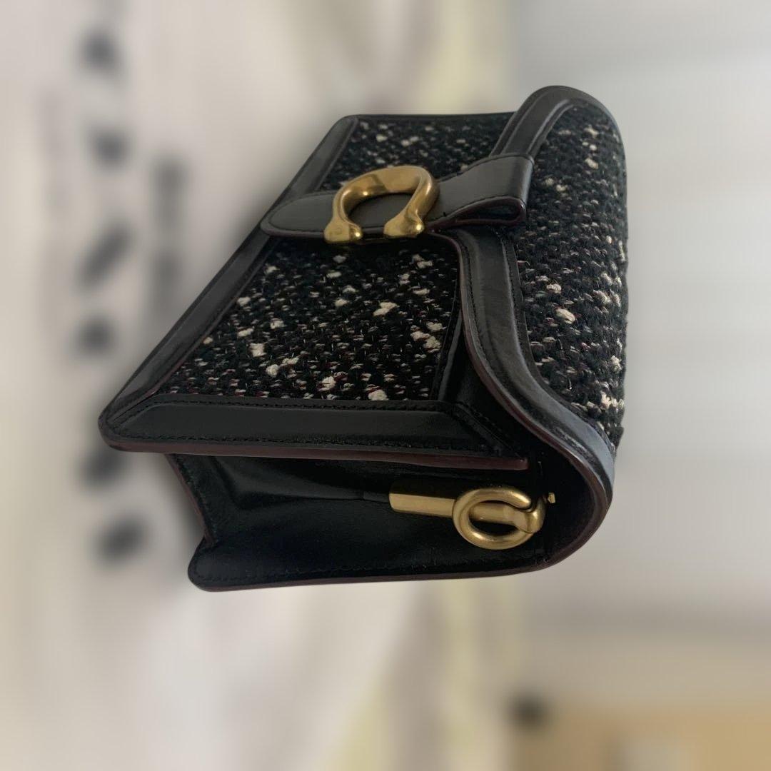 Flower様専用 美品コーチ タビーレザーツイード2wayショルダーバッグ