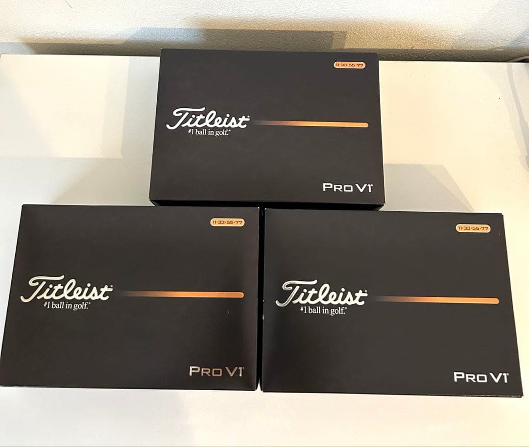 新品　Titleist Pro V1 ゴルフボール 3箱セット　2025年 Titleist（タイトリスト） 送料無料 2025年モデル PRO V1 プロV1