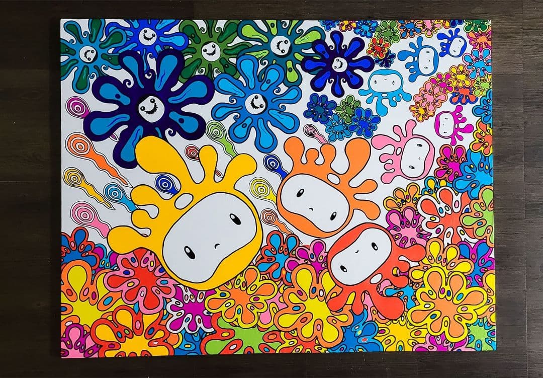 ★鈴木哲也★F50(1167×910mm)アクリル原画★送料無料#0072 絵画の通販、購入ならFROM ARTIST/作品名：＃0072いのち/作家名：鈴木哲也