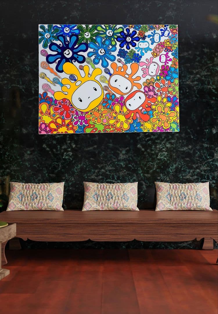 ☆鈴木哲也☆F50(1167×910mm)アクリル原画☆送料無料#0072