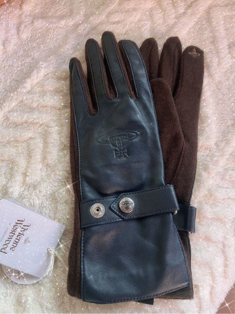 ヴィヴィアンウエストウッド レディース 手袋 グローブ タッチパネル対応 ヴィヴィアンウエストウッド Vivienne Westwood タッチパネル対応手袋