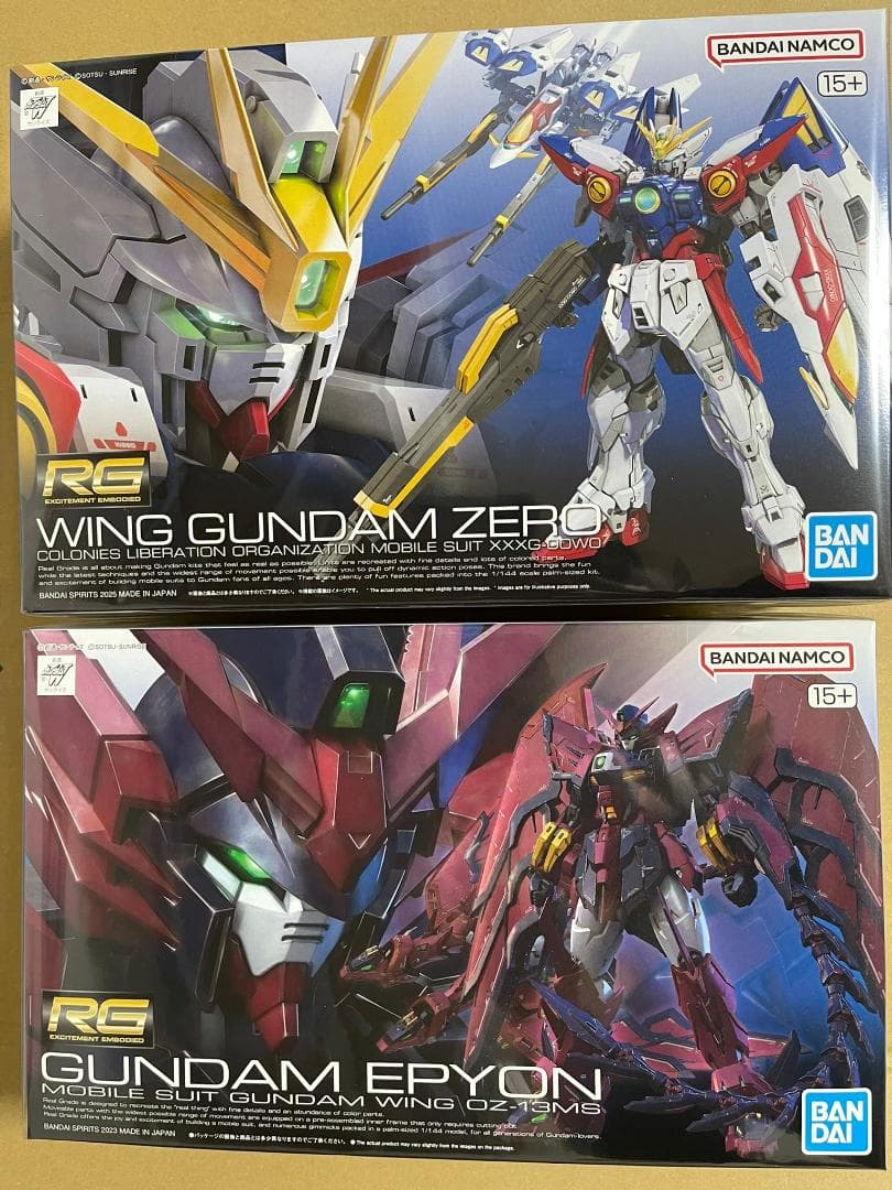 RG 新機動戦記ガンダムW ウイングガンダムゼロ&ガンダムエピオン セット RG 新機動戦記ガンダムW ウイングガンダムゼロ&ガンダムエピオン