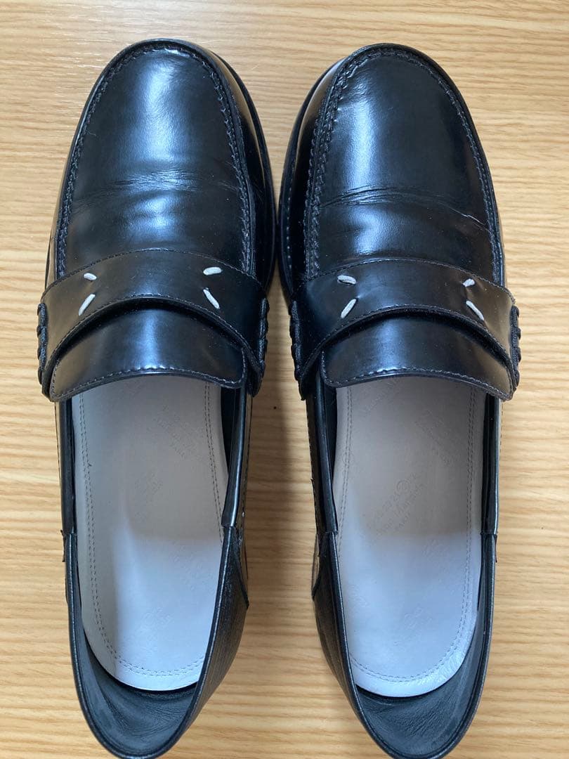 あんしん鑑定◎マルジェラローファー /黒 /普段23.5着用でちょうどのサイズ あんしん鑑定◎マルジェラローファー /黒 /普段23.5着用でちょうどの