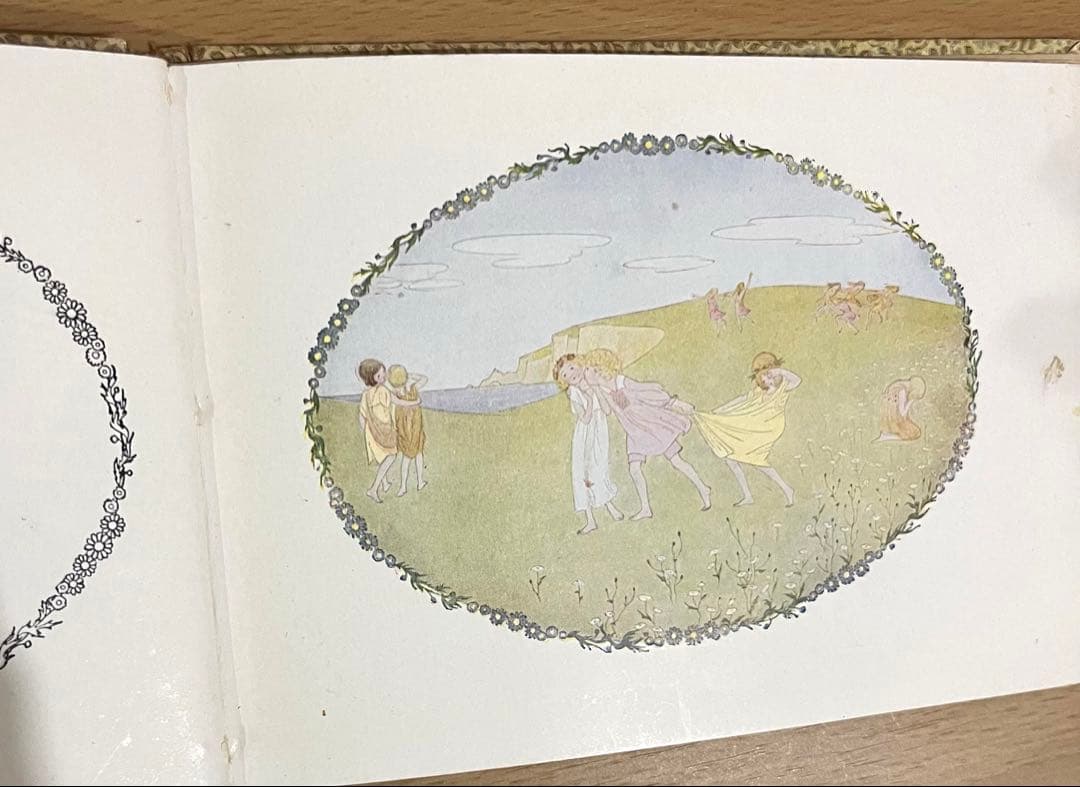 NO.333希少 アンティーク 洋書 古書 ル•メール 絵本 童謡 マザーグース