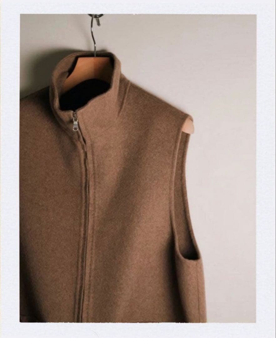 トップス MAATEE&SONS Ex. CASHMERE/MINK  VEST MAATEE&SONS Ex. CASHMERE/MINK REVER VEST | Must