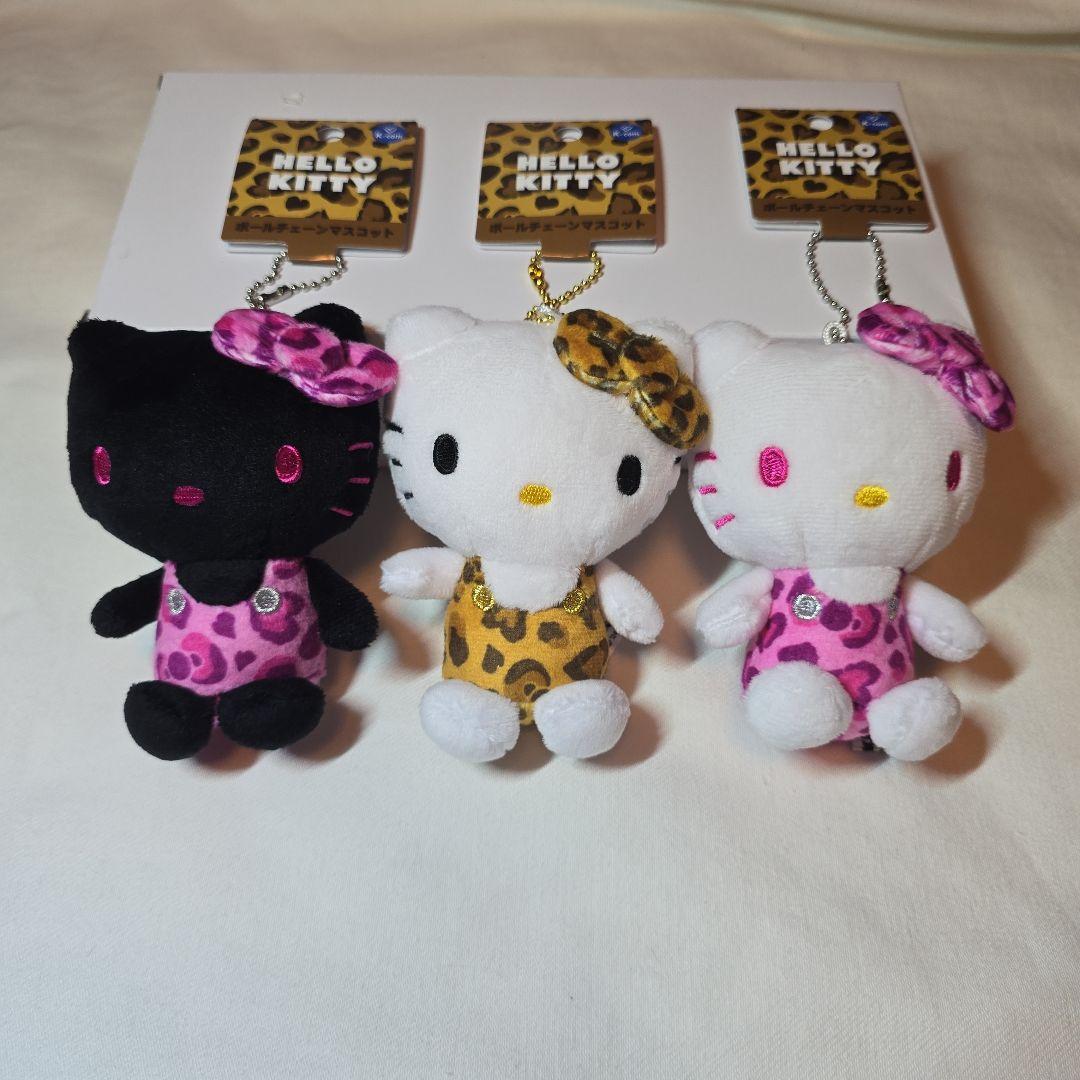 サンリオ ハローキティ ヒョウ柄 ボールチェーンマスコット キティ