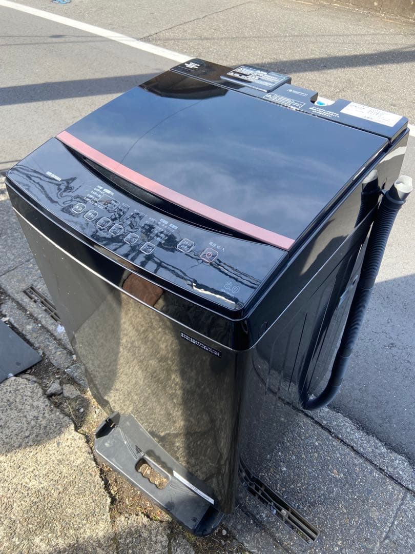 I088 超美品 IRIS OHYAMA 2023年製 全自動洗濯機 8.0kg