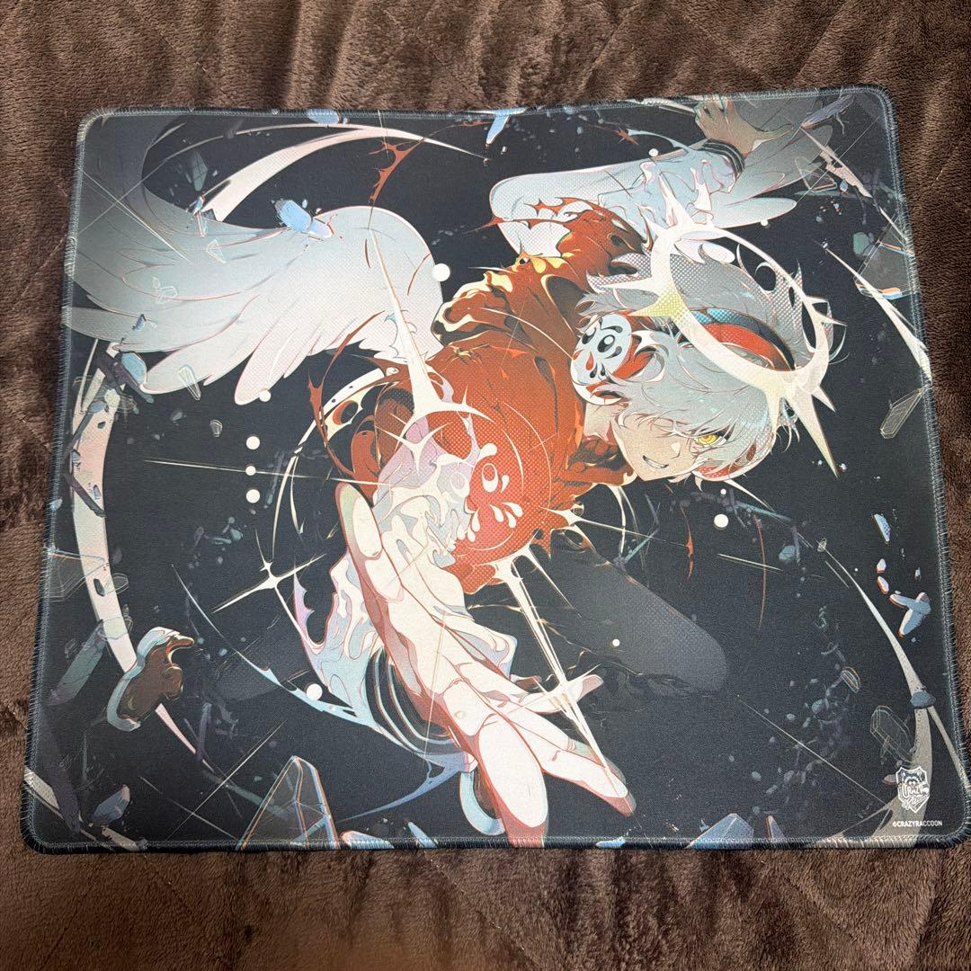 CrazyRaccoon だるまいずごっど マウスパッド DARUMA IS GOD MOUSEPAD – CRAZY RACCOON