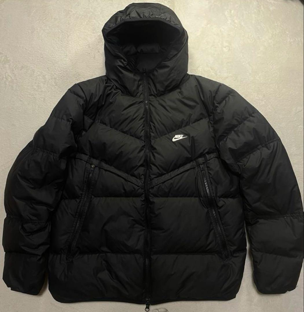 ナイキ Nike Storm-FIT ブラック ダウンジャケット 2XLサイズ - メルカリ