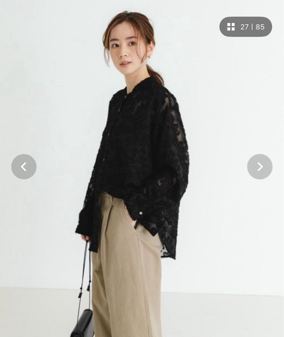 カットジャガードシャツ ブラック URBAN RESEARCH - メルカリ