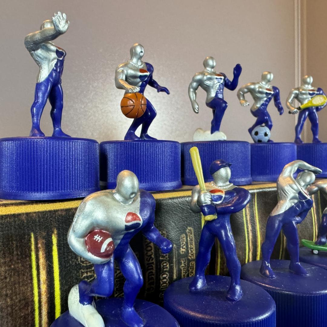 コンプリート ペプシマンキャップ 第1弾 ~ 第5弾全種 PEPSI【1998