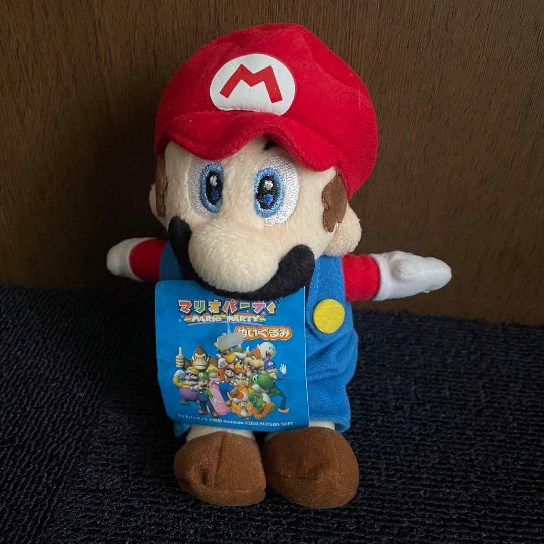 マリオパーティ5 ぬいぐるみの三英 マリオ S タグ付き 三英 - メルカリ