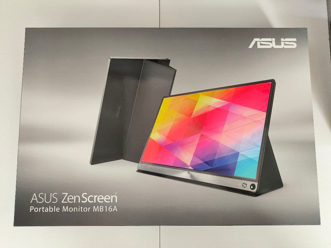 ASUS ZenScreen MB16AC ポータブルモニター 中古 ASUS ZenScreen MB16ACV Portable USB Monitor- 15.6 inch Full HD