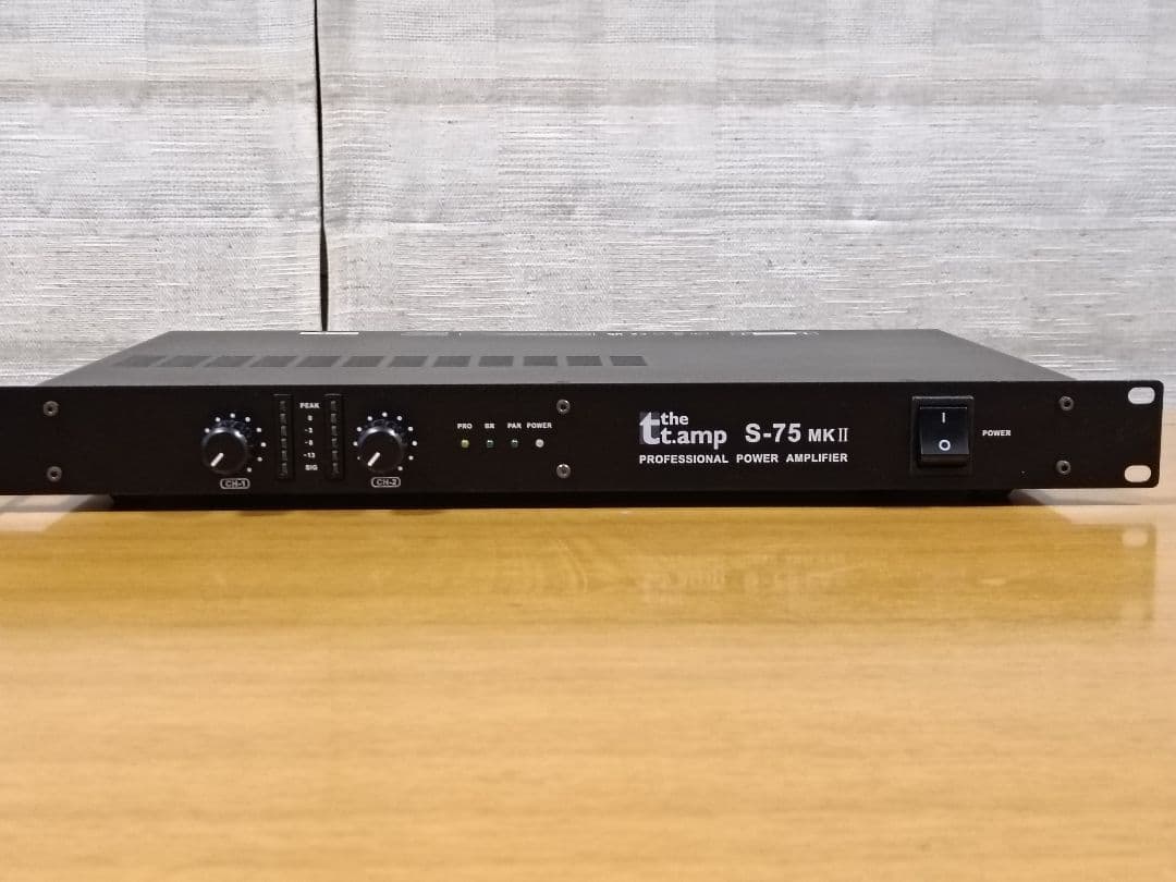 Thomann S-75 mk2 トーマン パワーアンプ【動作確認OK】 Thomann S-75 mk2 トーマン パワーアンプ【動作確認OK】 thomann