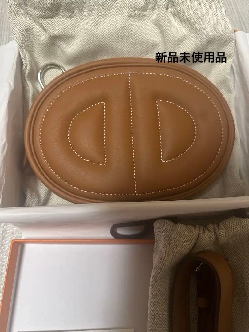 新品　W刻印　HERMES エルメス インザループ ボディバッグ ヴォースイフト HERMES（エルメス） インザループ ボディバッグ ウエストバッグ ヴォー