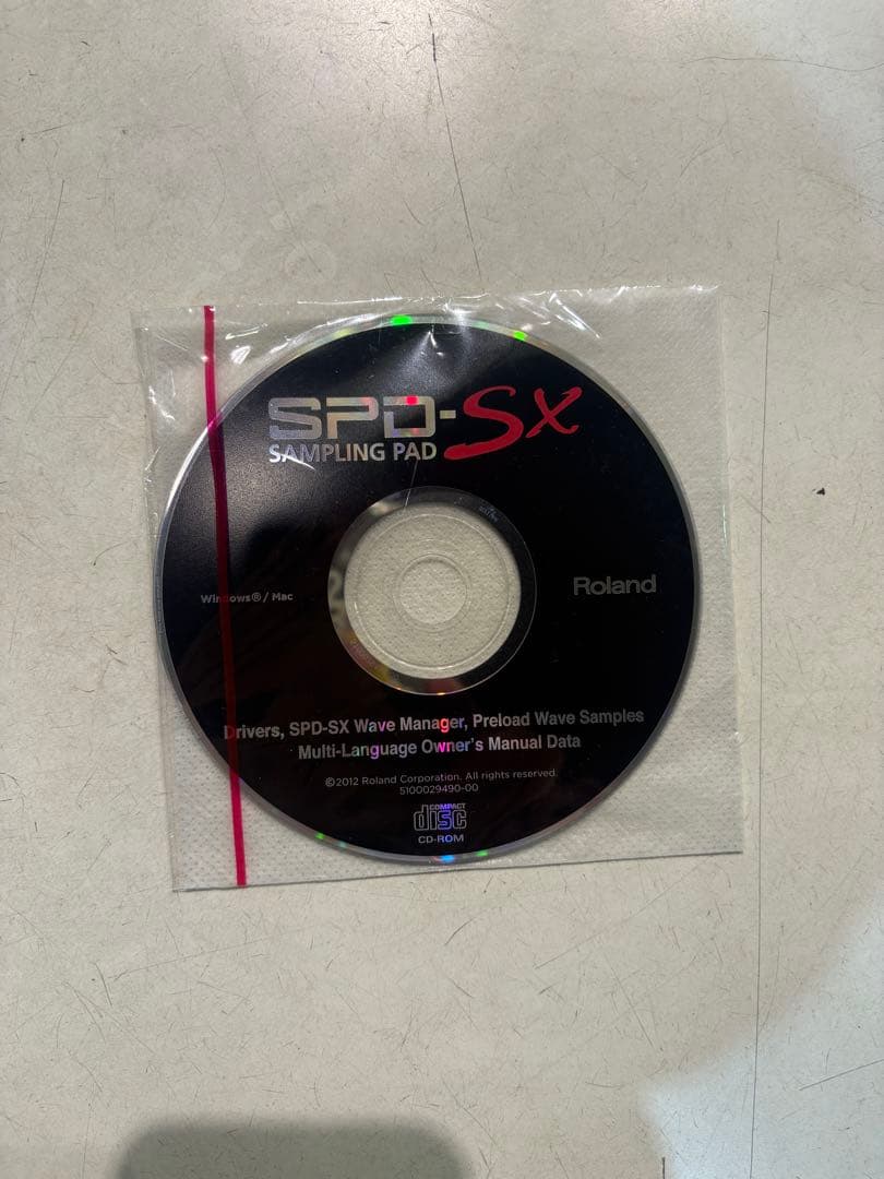 美品 ROLAND SPD-SX 説明書、保証書、専属アダプターディスク付き