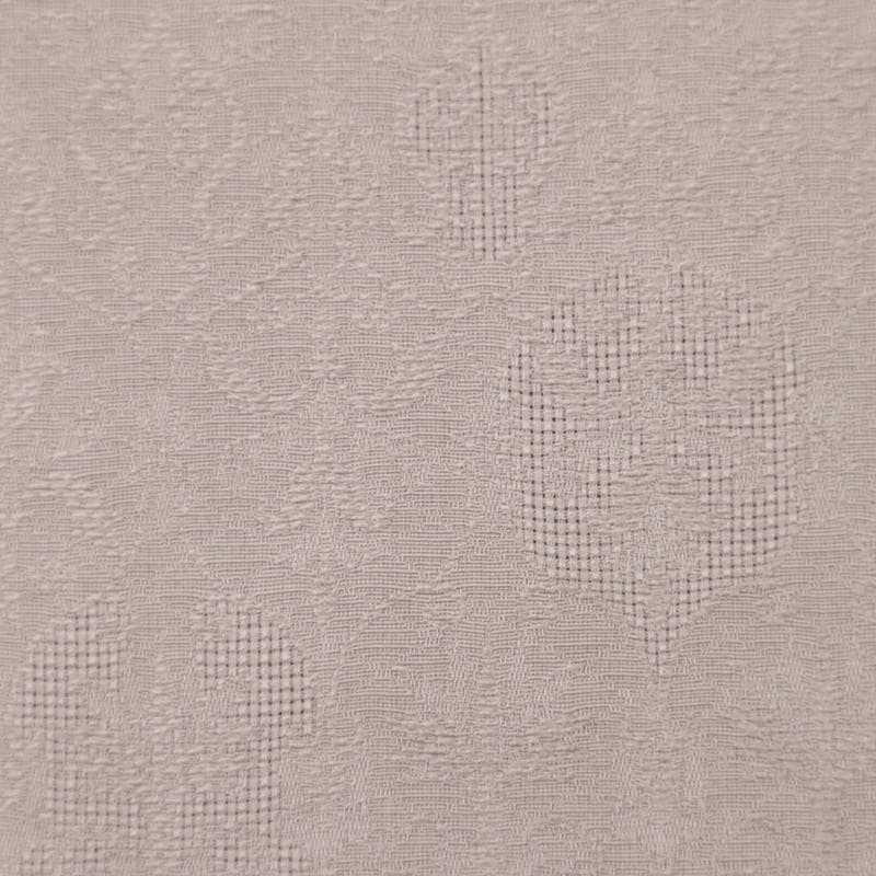 《上質■色無地◆胡桃染色ベージュ◆地紋起こし■背紋有◆袷正絹着物◆IC12-4》