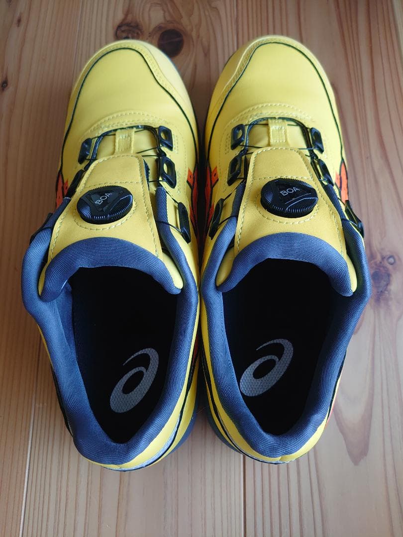 アシックス CP306 BOA ブライトイエロー×ハバネロ 27.5cm