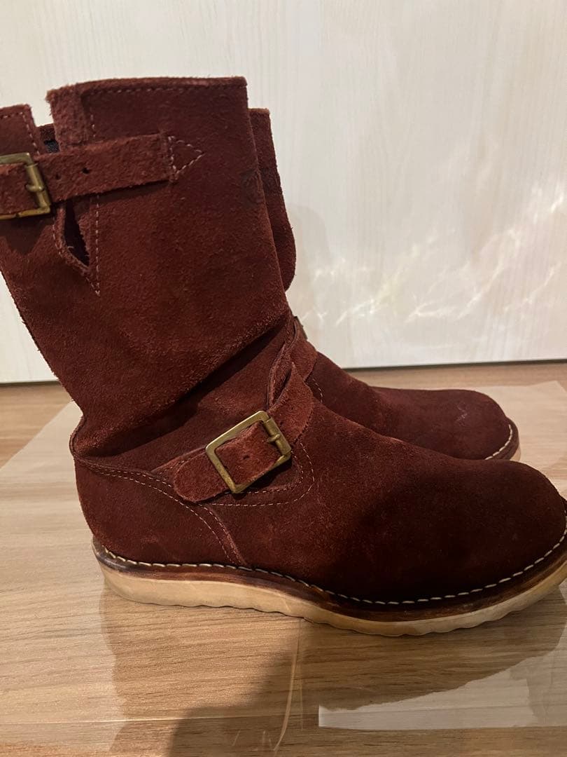 ウエスコ BOSS バーガンディ ラフアウト 8E - メルカリ