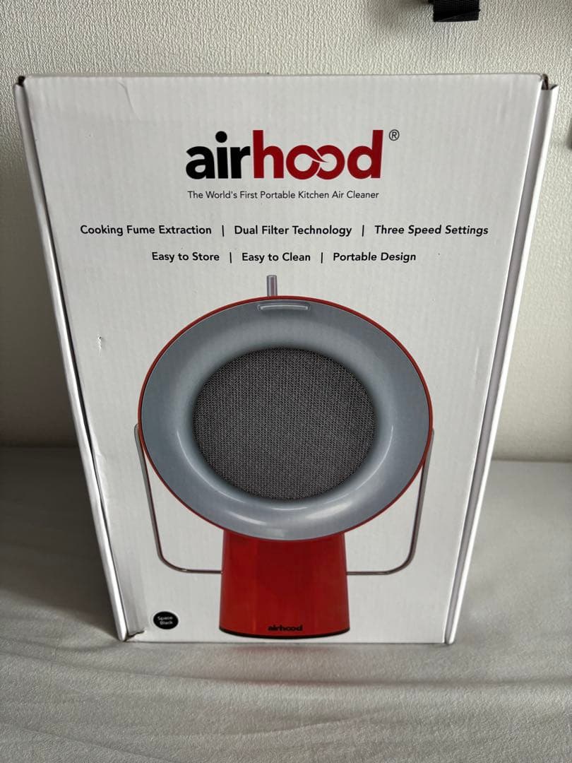 新品未使用　airhood air hood エアフード AirHood®| エアフード アイボリーホワイト 有線タイプ【おうち焼肉に