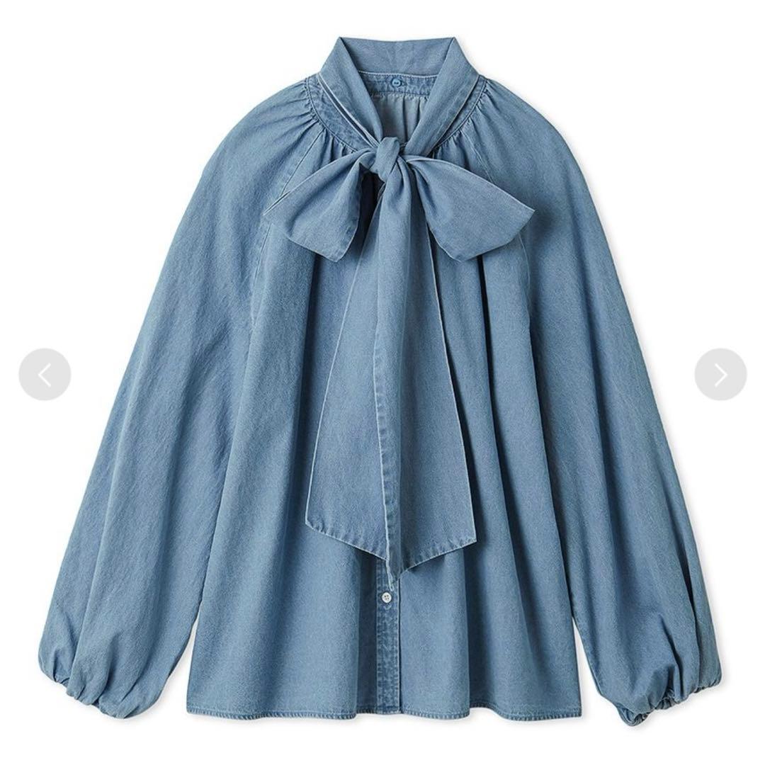 Mila owen 2WAYデニムボウタイブラウス【ウォッシャブル】 - メルカリ