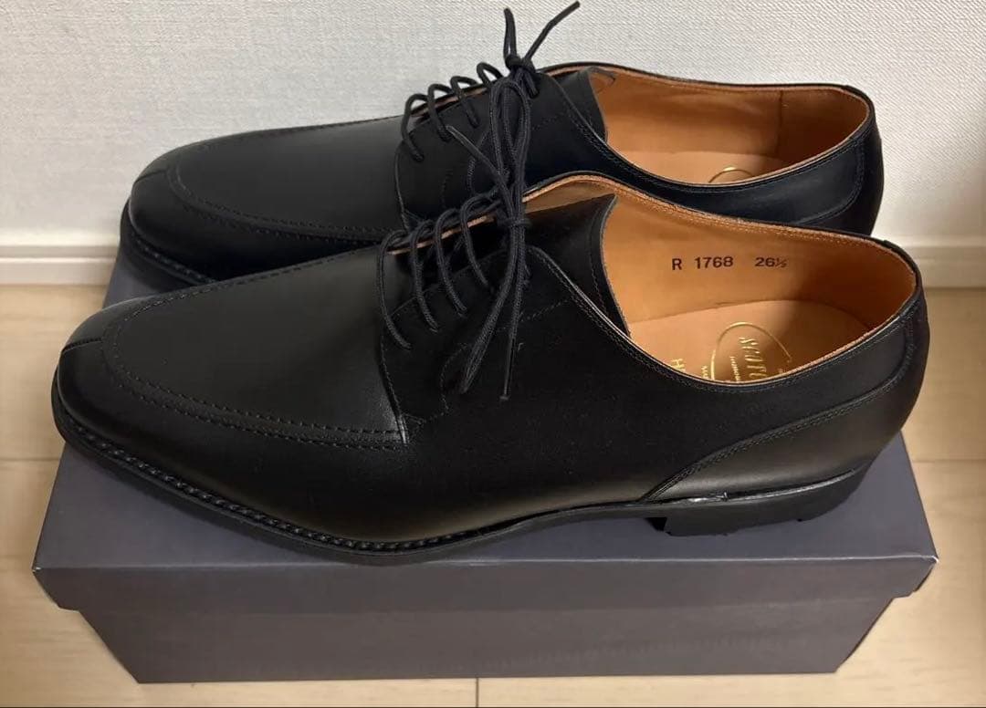 新品未使用　スコッチグレイン　ブラックドレスシューズ 26.5cm