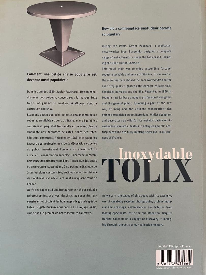 Inoxydable Tolix - Brigitte Duriéux