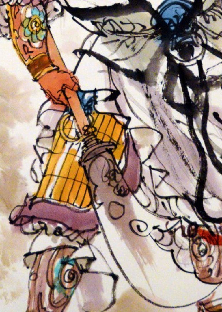 関羽立像 関公 関二爺 人物画 中国水墨画|mercariメルカリ官方指定廠商