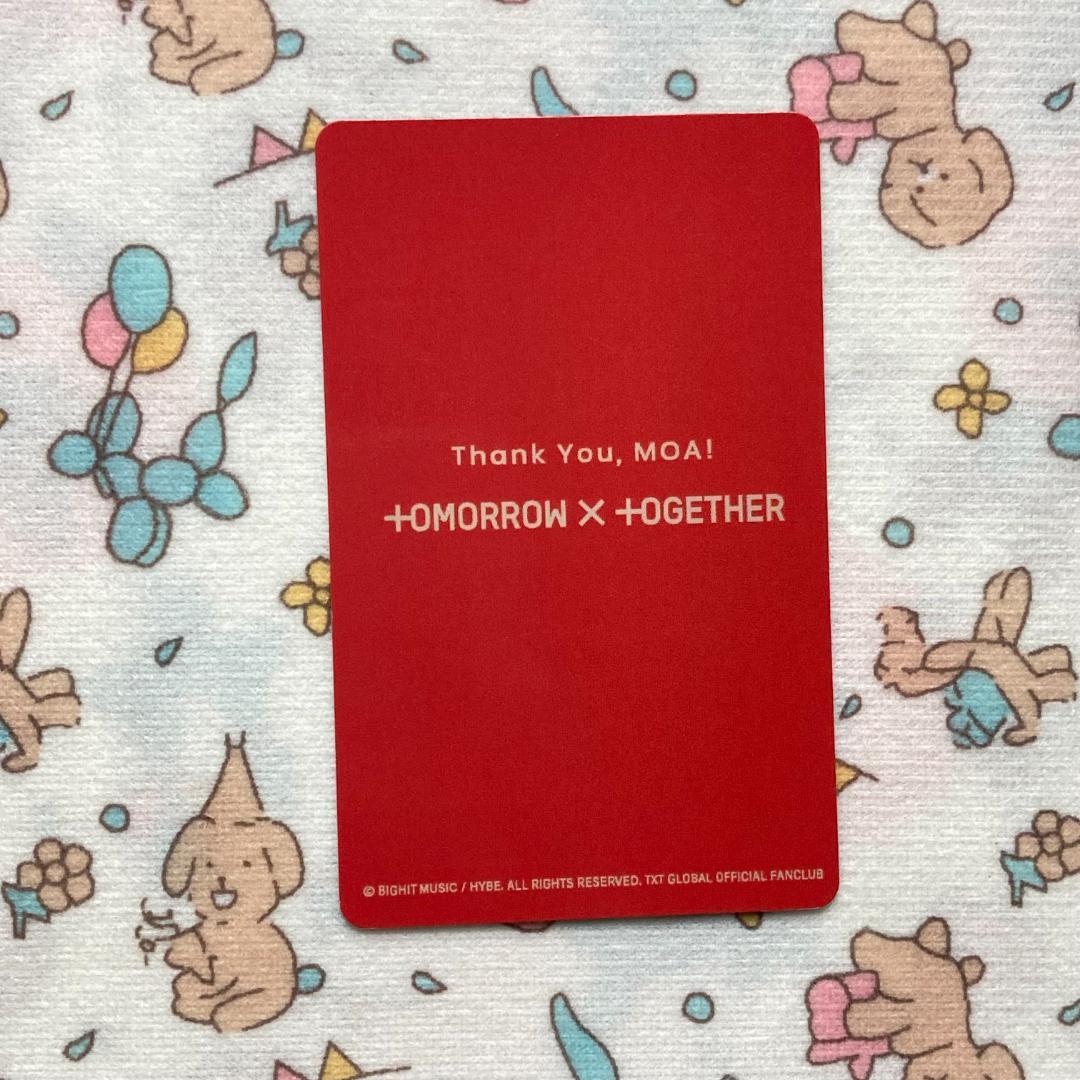 TXT ボムギュ MOAZONE 日本公演 FC 特典 限定 トレカ - メルカリ