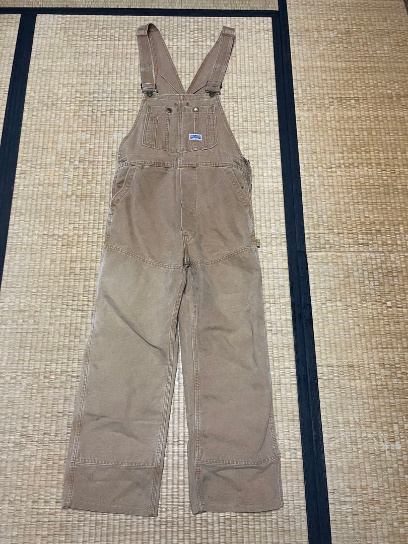 USA製 70s BIG SMITH ダック地 オーバーオール ビンテージの通販｜www