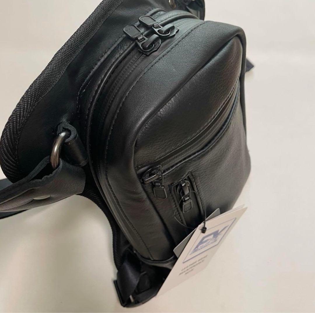 限定品 クシタニ エグザリートレザー 2WAYレッグバッグ kushitani