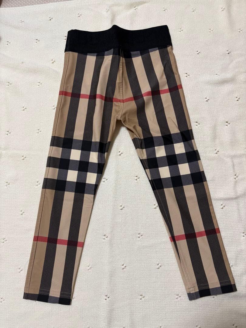 BURBERRY チェック柄レギンス 104cm 53BA6FEE-97C1-48A0-B622-