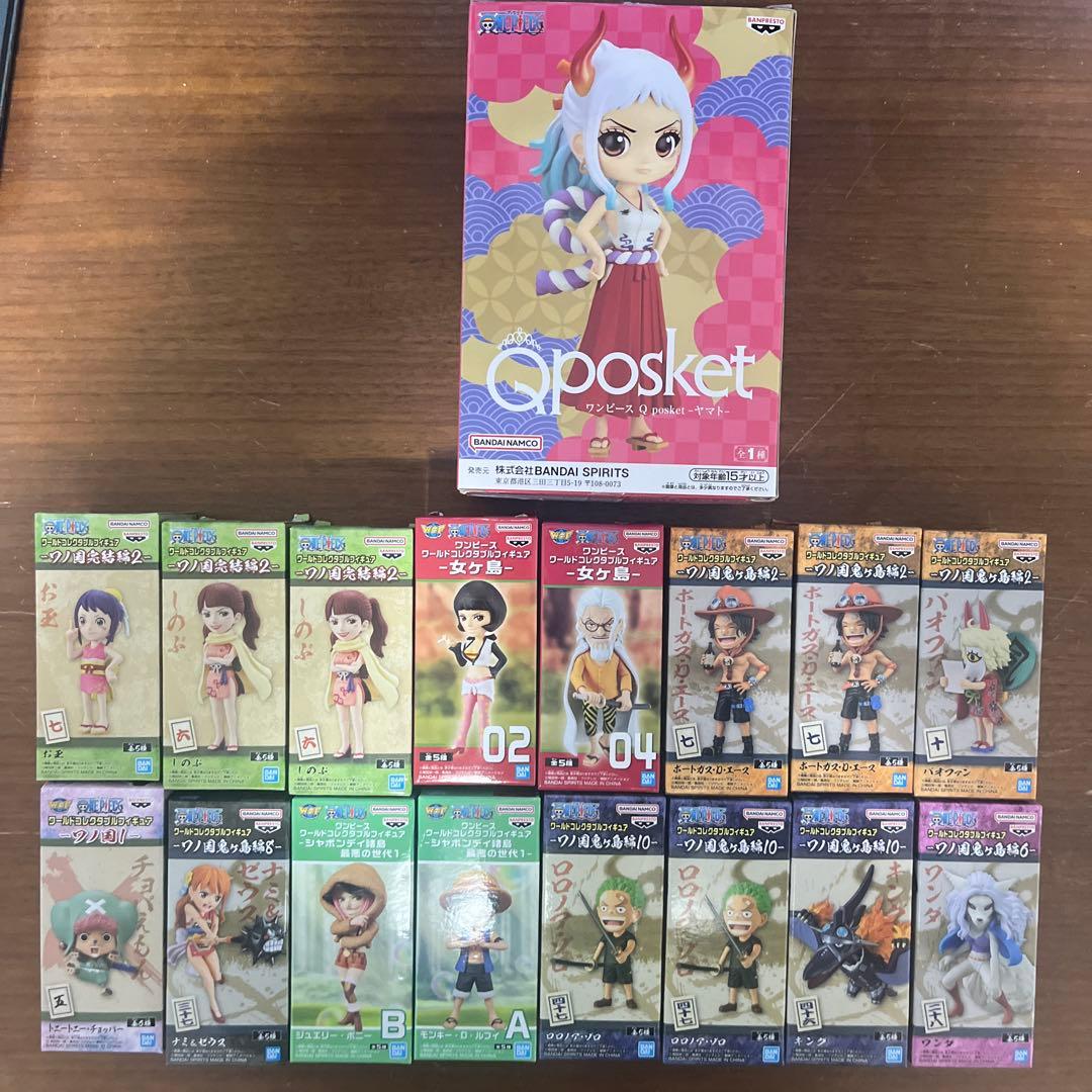 ワンピース ワールドコレクタブルフィギュア まとめ売り 17個セット