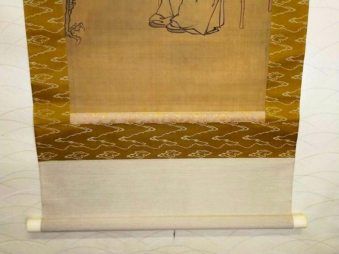 ♥【模写】 掛軸 松村呉春 龍と人物 桐箱付き 掛け軸 骨董品 - メルカリ