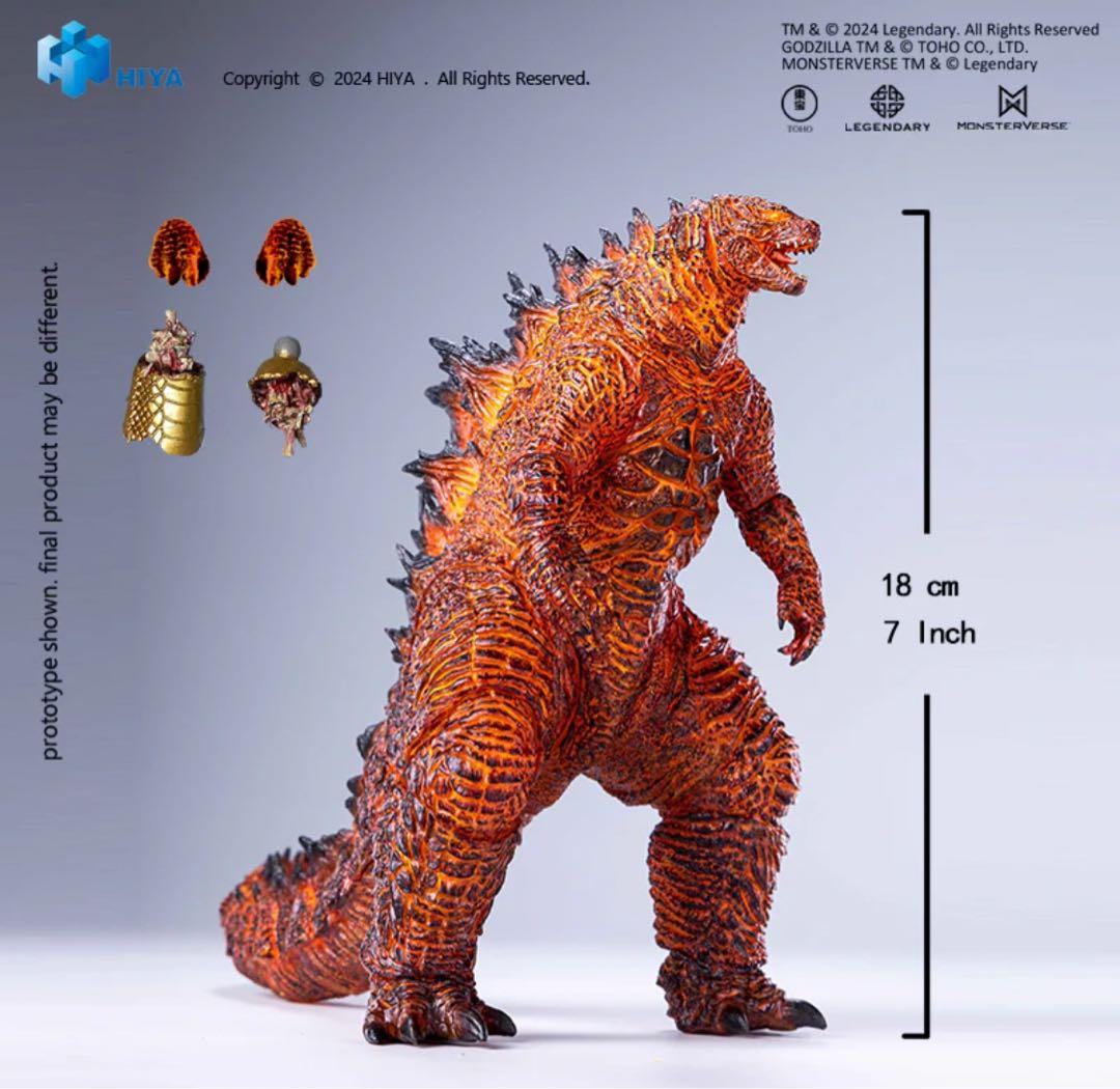 hiyatoys バーニングゴジラ バトルver 上海ワンフェス限定版 ハイヤ