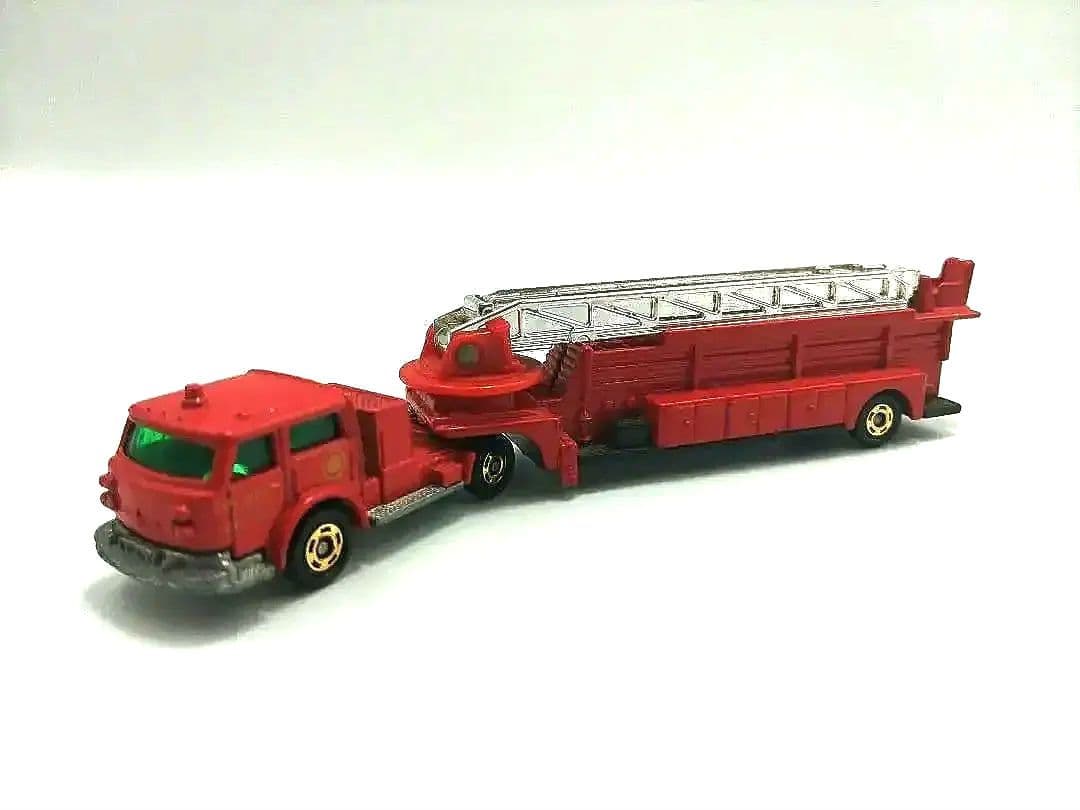 ロングトミカ/トミカ/ L10 アメリカン ハシゴ消防車 /日本製/廃番/消防