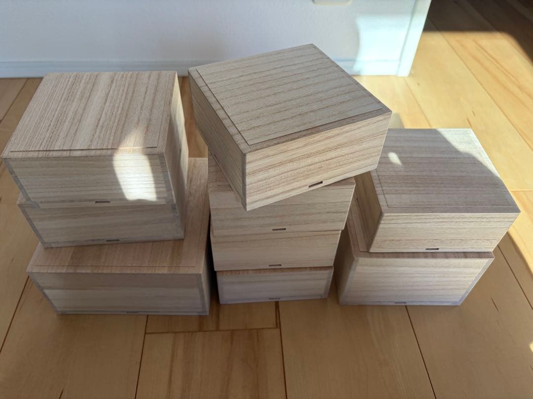 最終値下げ【新品】桐箱10個セットまとめて売り 工芸品桐箱 国産 日本