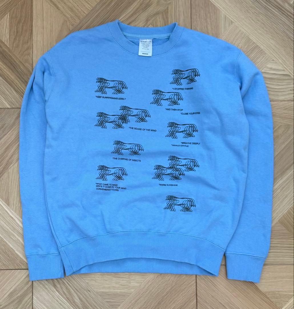 トップス RUNNING DOGS SWEAT SAX CONVENIENCE YOUNG RUNNING DOGS SWEAT : SAX ※次回最短入荷4月下旬以降を予定