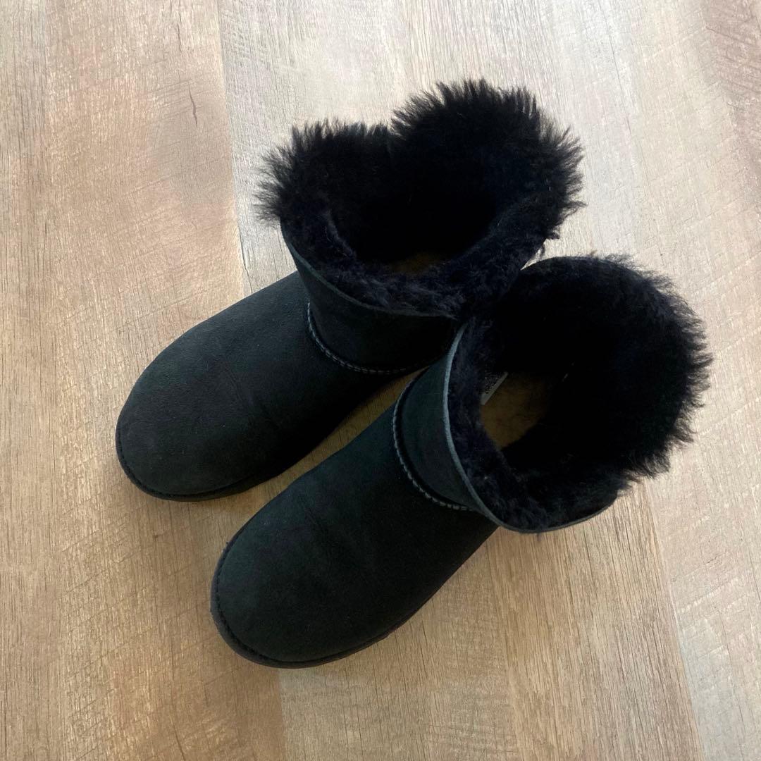 美品 UGG アグ＊クラシックカフ ミニ ムートンブーツ＊US7 24.0cm